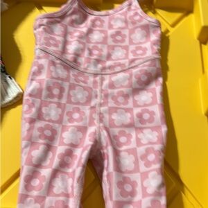 Floral Pink Kids One Piece